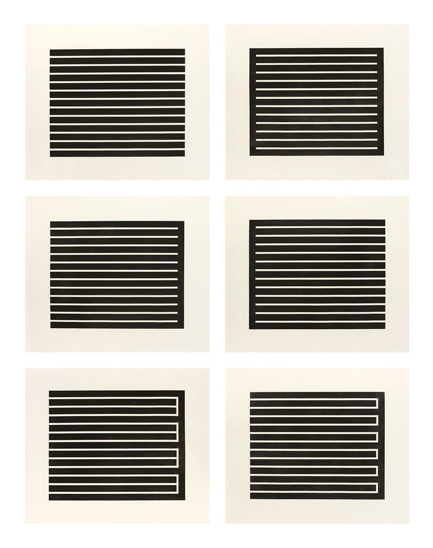 Artwork © Donald Judd - Untitled (set of 6), 1980