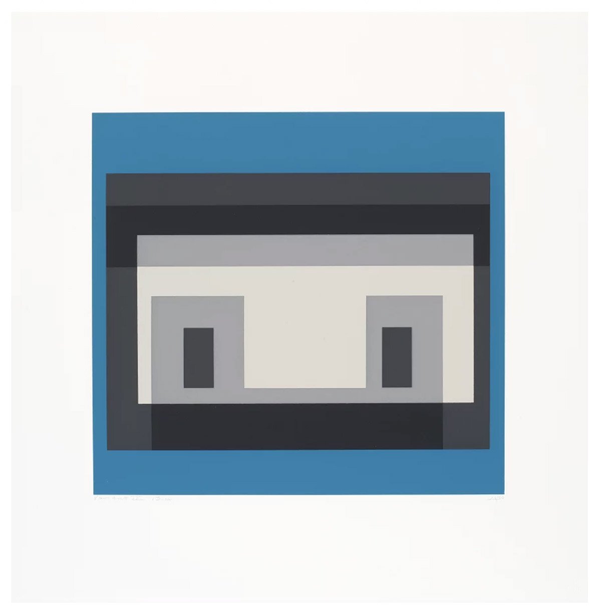 Artwork ©  Josef Albers - Variants IV, from Ten Variants, 1966