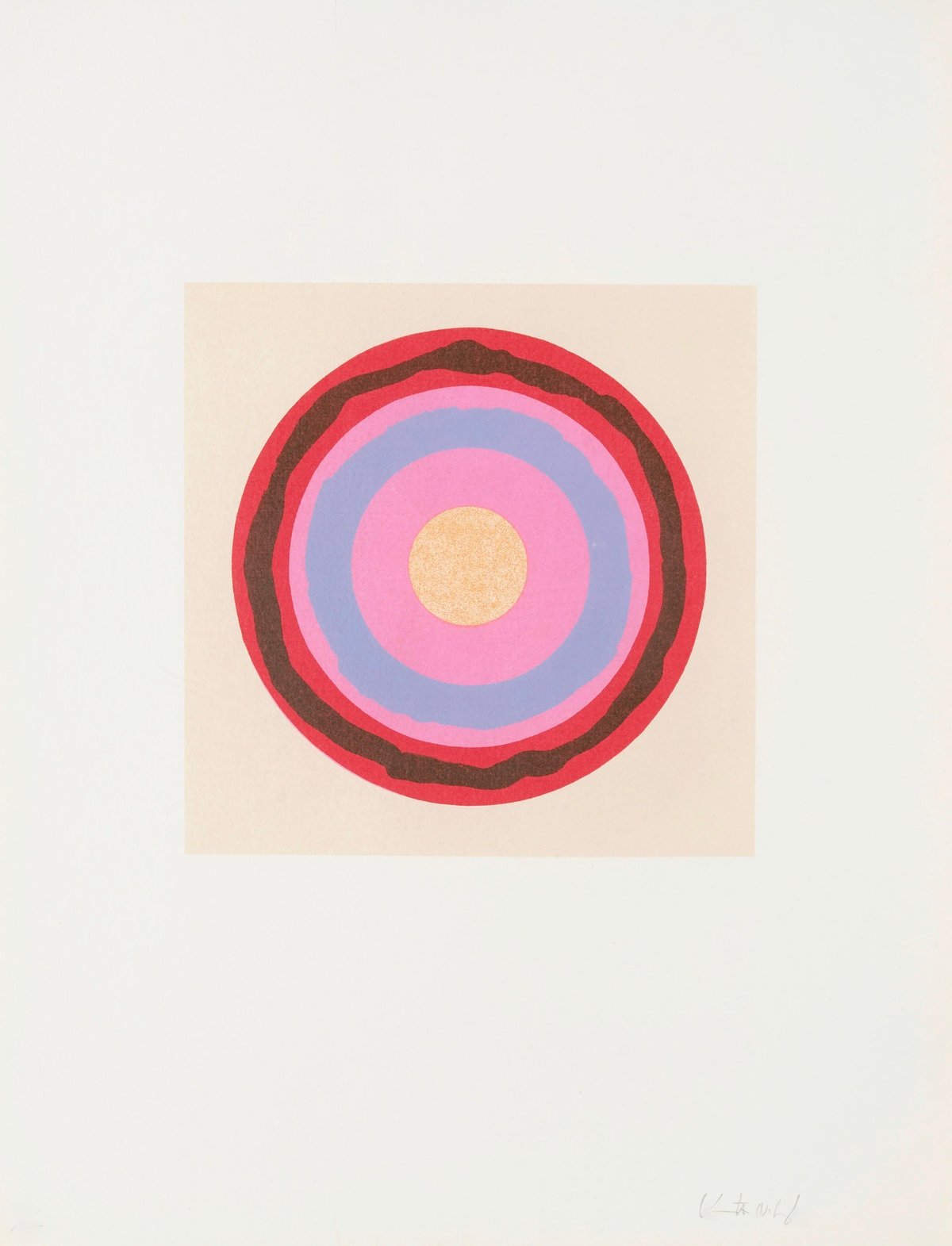 Kenneth Noland - Untitled (Target), 2004
