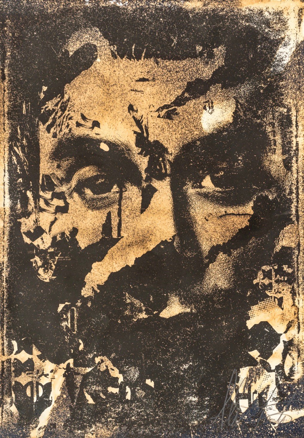 Artwork © Vhils - Acquaint 1, 2022