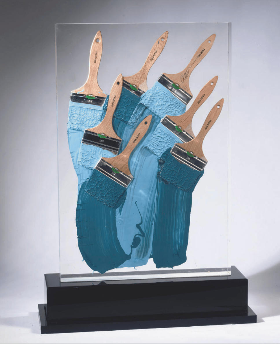 Artwork ©  Fernandez Arman - Paintbrushes, 1990 ( Assemblage,  Edition size: 100)