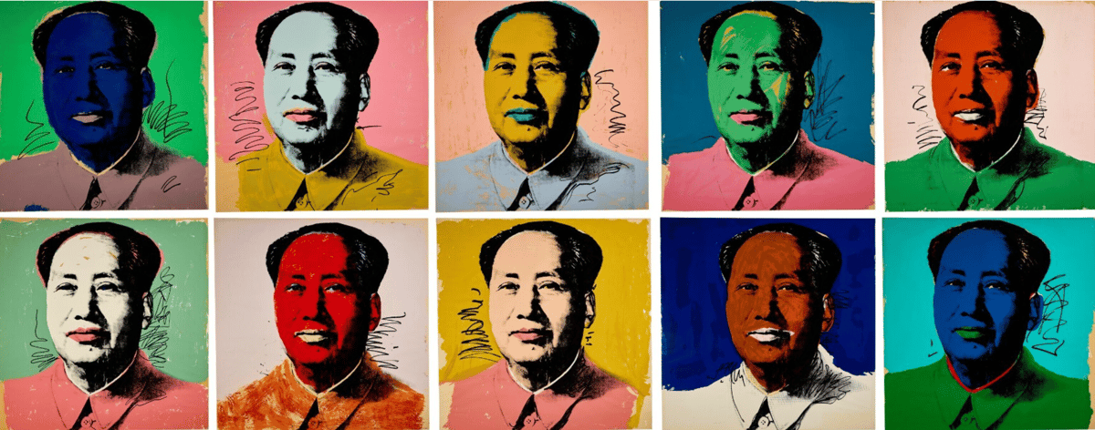 Artwork © Andy Warhol - Mao (Complete Suite) (F. & S. 90-99), 1972