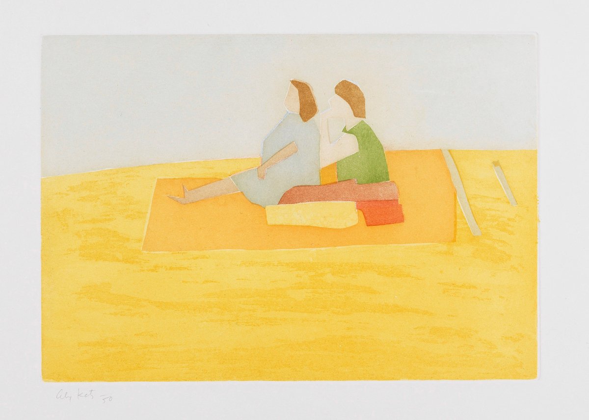 Artwork © Alex Katz - Untitled (Flying Carpet), 2008