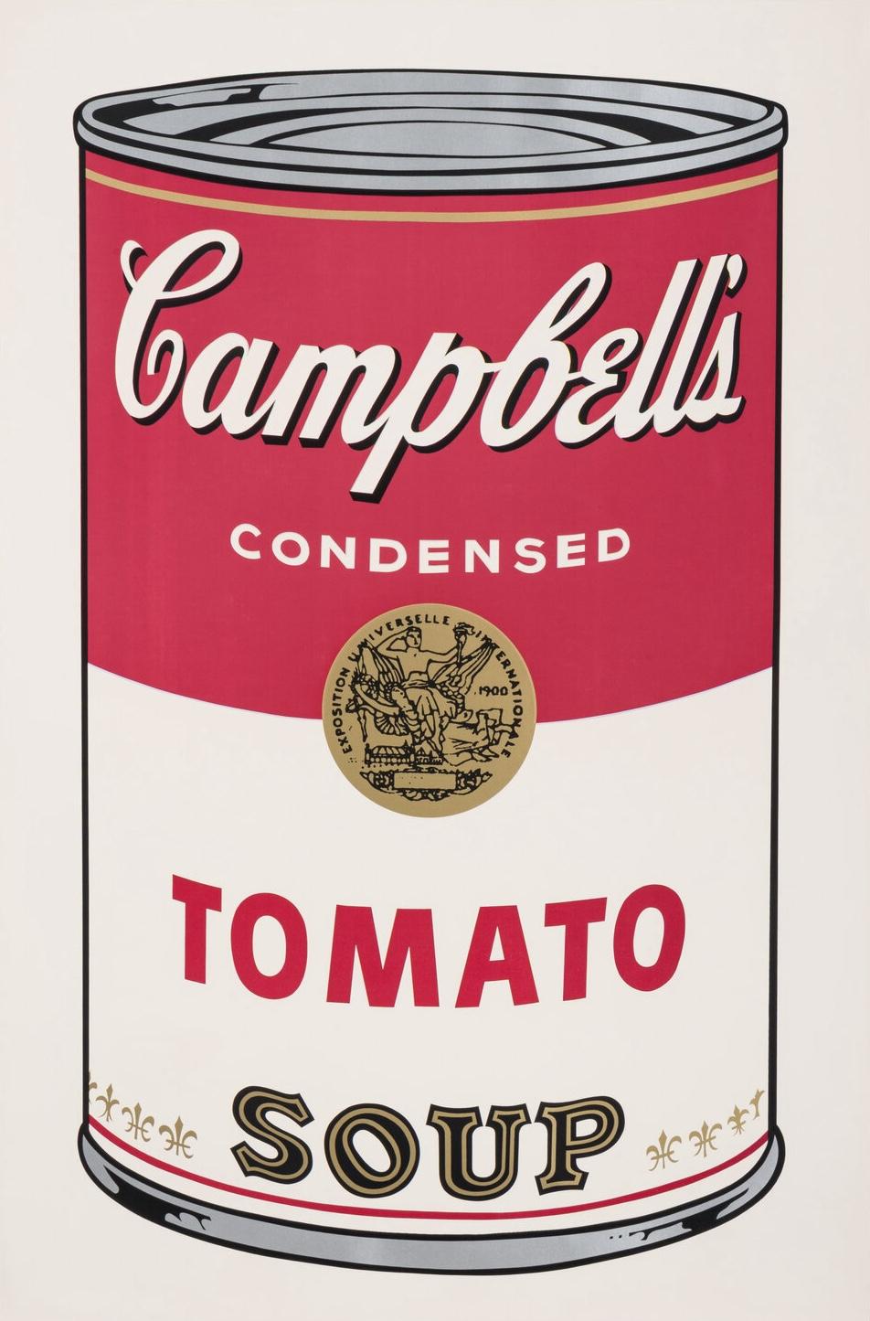 Artwork © Andy Warhol - Tomato Soup, II.46 from Campbell's Soup I,1968