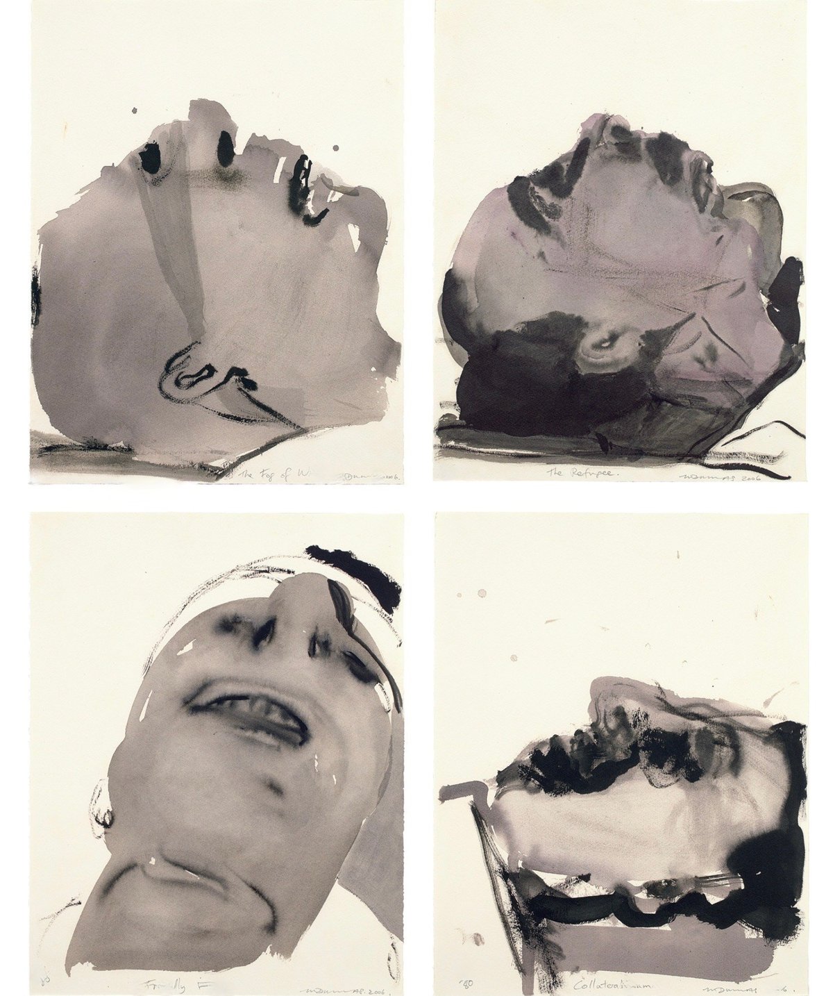 Artwork © Marlene Dumas (The Fog of War 2006)