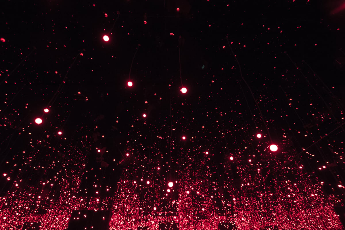 Yayoi Kusama exposition in México City