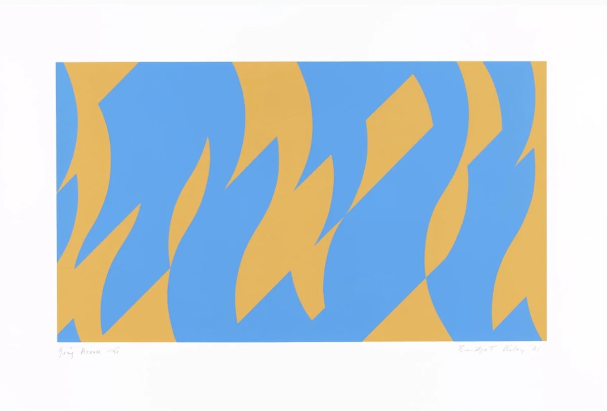 Artwork © Bridget Riley  - Going Across, 2001