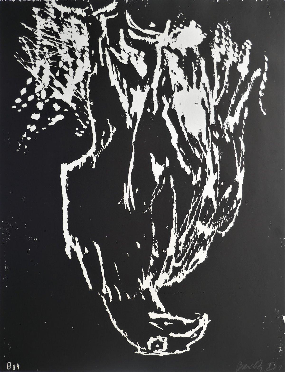 Artwork ©  Georg Baselitz  - Adler (Eagle) 2, 1981