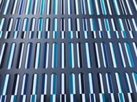 Antonio Asis – Vibration bandes noir, bleu et turquoise, 2010 – Técnica mixta