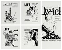 Fernando Bryce – Portfolio QUICK, 2008 – 5 Lithographs on aluminum plates