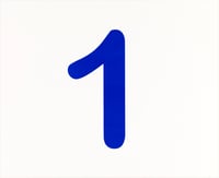 Jonathan Monk – COUNTING IN COLOUR, 2010 – Portfolio with 11 lithographs