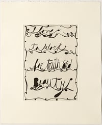 Matt Mullican – Untitled (Truth & Beauty), 2009 – Radierung