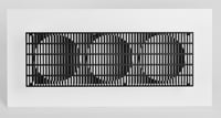 Antonio Asis – 3 Cercles noir et blanc, 2014 – Mixed média