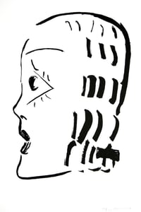 Rose Wylie – Portraits (portfolio), 2017 – Litografía