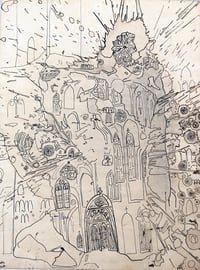 John Armleder – Étude, 1966 – Encre