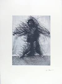 Arnulf Rainer – Selbst in Waage, 1976 – Gravure