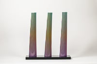 Carlos Cruz-Diez – Cromovela Tryptich 13, 2009 – Ceramica