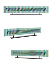 Carlos Cruz-Diez – Stèle Horizontal 10, 2008 – Ceramic