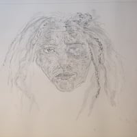 Kiki Smith – 1st State Self Portrait, 1993 – Radierung