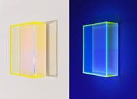 Regine Schumann – Colormirror Soft Yellow Gent, 2021 – Acrylic sculpture