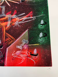 Roberto Matta – Je Fixe Des Vertiges, 1978 – Gravure