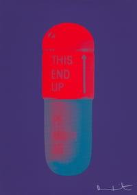 Damien Hirst – The Cure (violet/electric red/powder blue), 2014 – Silkscreen