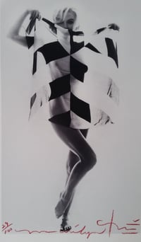Bert Stern – Marilyn in black white scarf, 2012 – Inkjetdruck