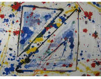Sam Francis – In, On and Of paper, #1, 1977 – Técnica mixta