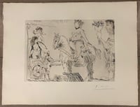 Pablo Picasso – Le Cocu magnifique, 1968 – Aguafuerte