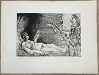Pablo Picasso – Le Cocu magnifique I, 1968 – Aguafuerte