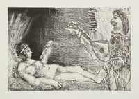 Pablo Picasso – Le Cocu magnifique I, 1968 – Aguafuerte