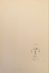 Alberto Giacometti – Tête d'homme I, 1957 – Lithografie