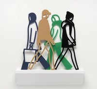 Julian Opie – Belgium 3, 2021 – Escultura de acrílico