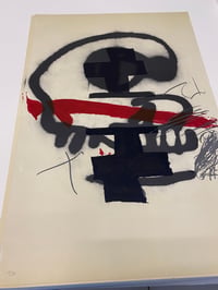 Antoni Tapies – Untitled (Abstract Symbol), 1985 – Lithographie