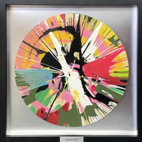 Damien Hirst – Circle Spin Painting on Canvas, 2002 – Acryl auf Leinwand