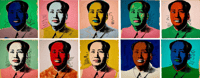 Andy Warhol – Mao (Complete Suite) (F. & S. 90-99), 1972 – Sérigraphie/Silkscreen