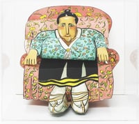 Red Grooms – Gertrude Stein, 1975 – Mischtechnik