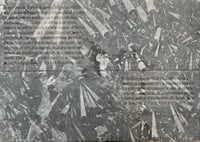 Joseph Kosuth – El mapa de Miranda y la disciplina de Nietzsche, 2004 – Engraving