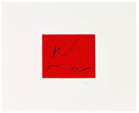 Robert Motherwell – Red Wind, 1987 – Lithograph
