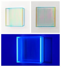 Regine Schumann – Color mirror turquoise Gent, 2023 – Acrylic sculpture