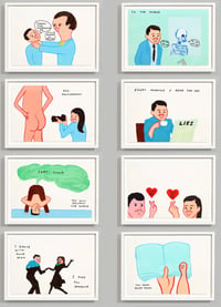 David Shrigley – Vote (set of 8), 2022 – Sérigraphie/Silkscreen
