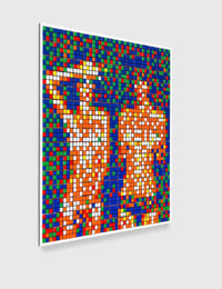 Invader – Rubik country life, 2023 – Mixed média