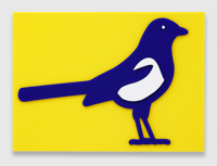 Julian Opie – Magpie, 2020 – Sculpture acrylique