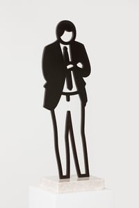 Julian Opie – Blazer: Boston Statuette, 2020 – Bronze