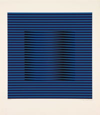Carlos Cruz-Diez – ORANGE, VERTE y BLEU, 1977 – Siebdruck