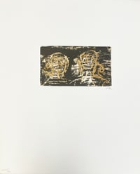 Henry Moore – Two Heads, 1973 – Lithografie