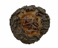 Gunther Uecker – Baum. Kunstpranger, 1984 – Mischtechnik