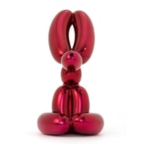 Jeff Koons – Balloon Rabbit (Red), 2017 – Porcelain