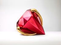Jeff Koons – Diamond (Red), 2020 – Mixed Media