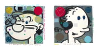 David Spiller – Popeye & Olive, 2021 – Silkscreen